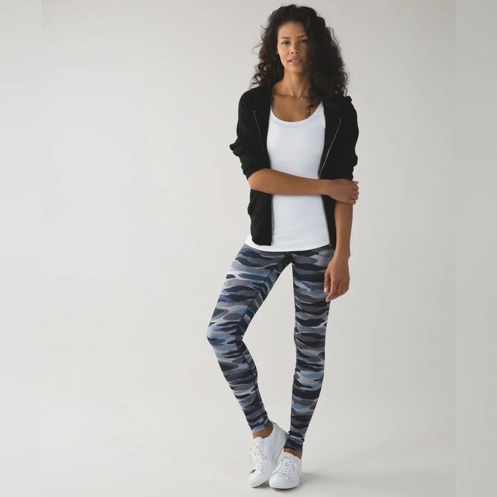 Lululemon Wunder Under Hi-Rise Camo Leggings Size 8